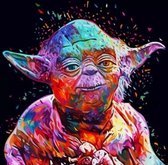 2.0 Products - Star Wars - Schilderen op nummer volwassenen - Paint by number - 40 x 50 CM - Yoda
