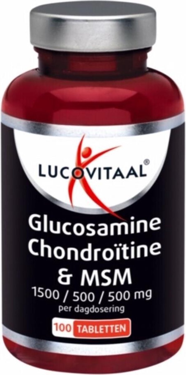 Goedkoopste Lucovitaal - Voedingssupplementen - Glucosamine / ChondroÃ Â­tine / msm - 100 tabletten