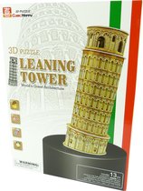 Cubic Happy 3D Puzzle Scheve Toren van Pisa 26cm speelgoedmodel 13 onderdelen