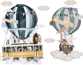 Muursticker | Tofok |  Dieren |Luchtballon | Bus | Muurdecoratie | Slaapkamer | Kinderkamer | Babykamer | Jongen & Meisje | Decoratie Sticker