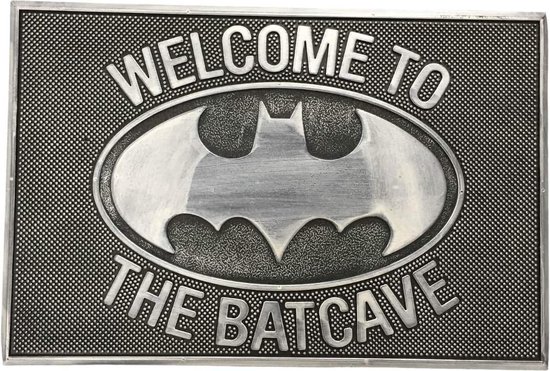 Pyramid International Batman - Welcome To The Batcave 40 x 60 cm Deurmat - Zwart