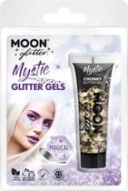 Moon Creations - Moon Glitter - Mystic Chunky Glitter Gel - Luxe Glitter Make-up - Multicolours