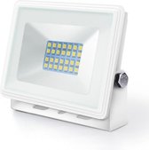 Buitenlamp wit | LED 20W=180W halogeen schijnwerper | daglichtwit 6400K | waterdicht IP65