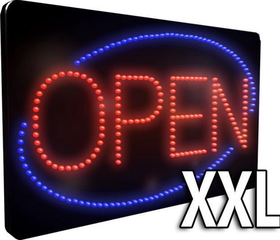 toelage Voorspellen boeren led bord 'open' xxl - Xxl open bord - Groot open bord | bol.com