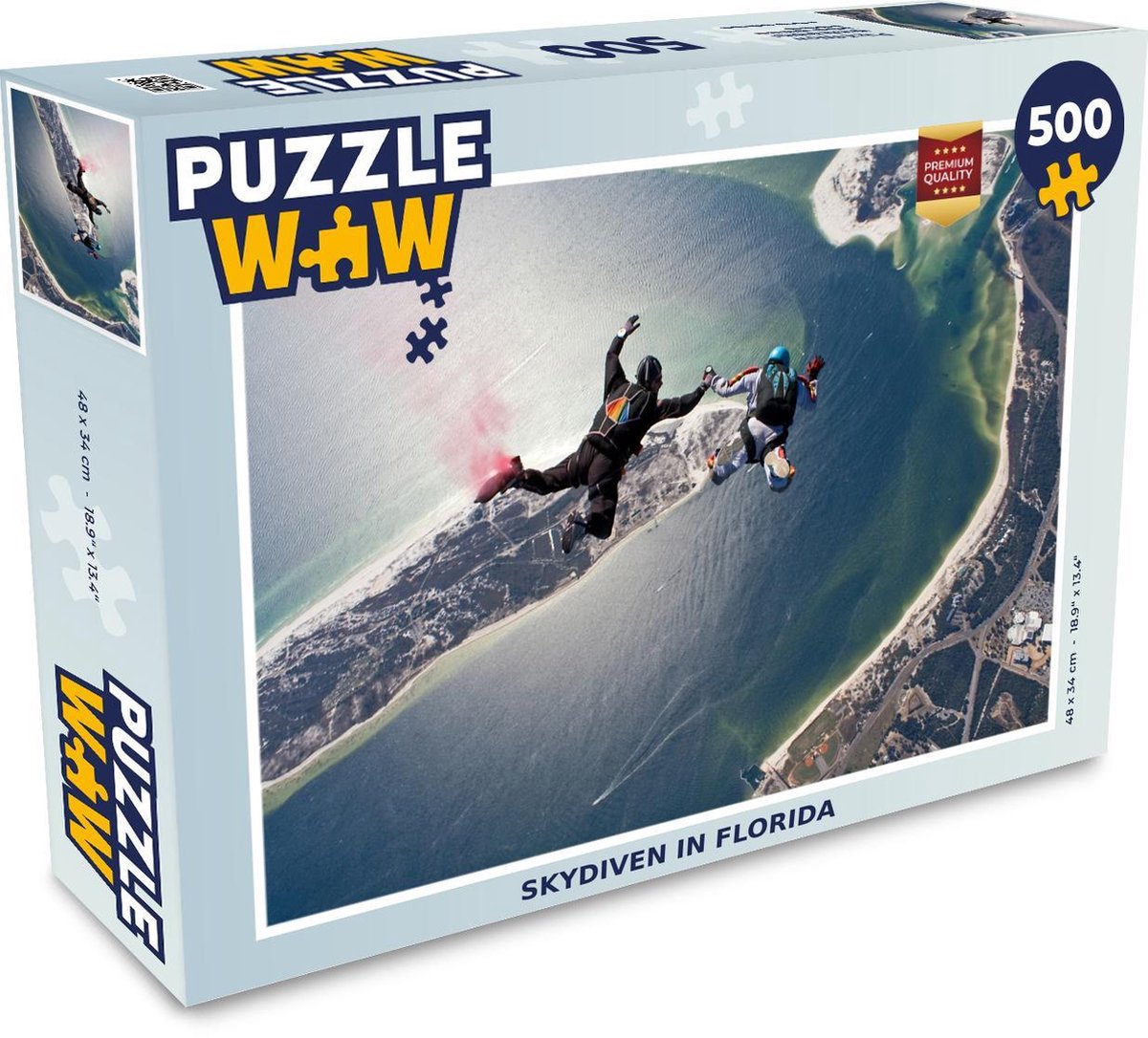 Puzzel 500 stukjes Sky Dive - Skydiven in Florida  - PuzzleWow heeft +100000 puzzels - PuzzleWow