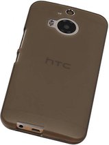 TPU Backcover Case Hoesje voor HTC One M9 Grijs