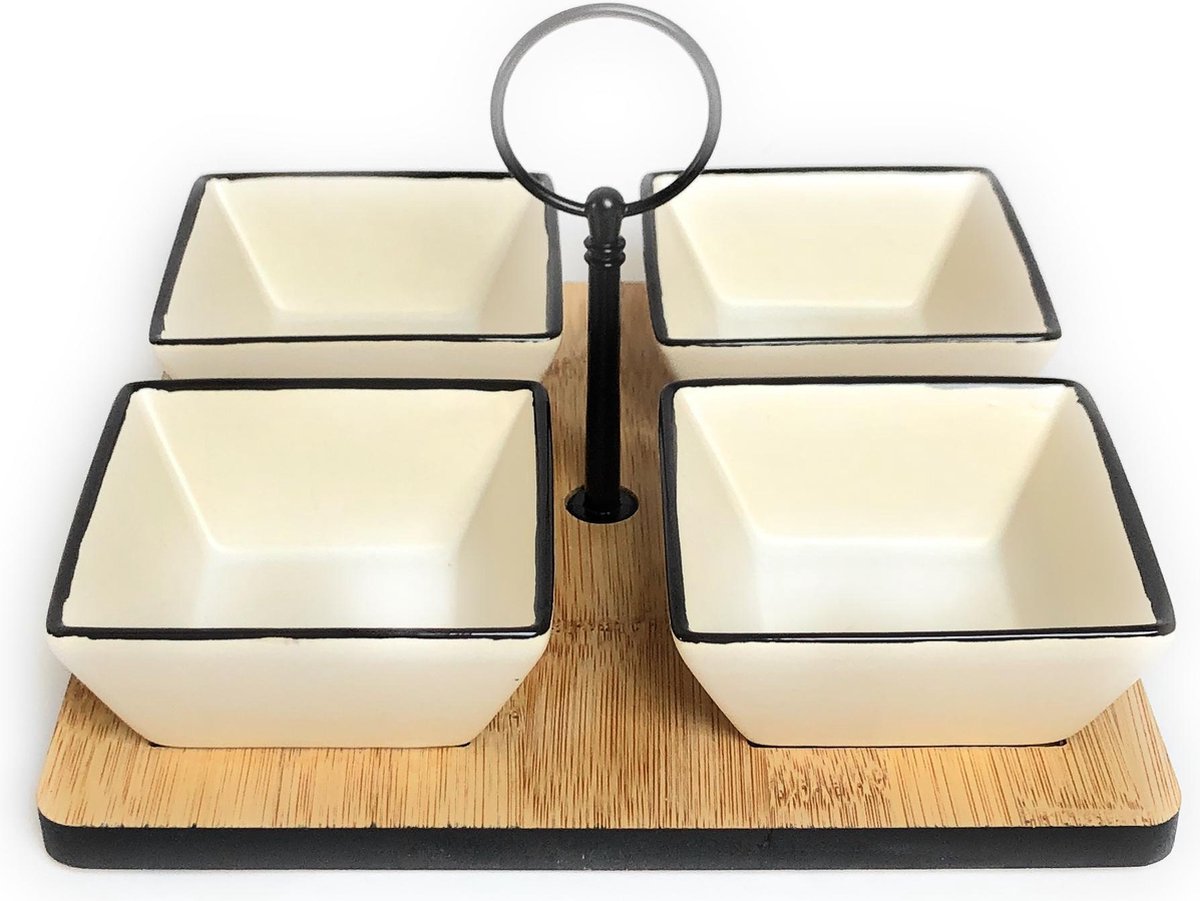 Serveer en hapjesplank Acacia 58 x 20 cm - Kookwinkel Kitchen&More
