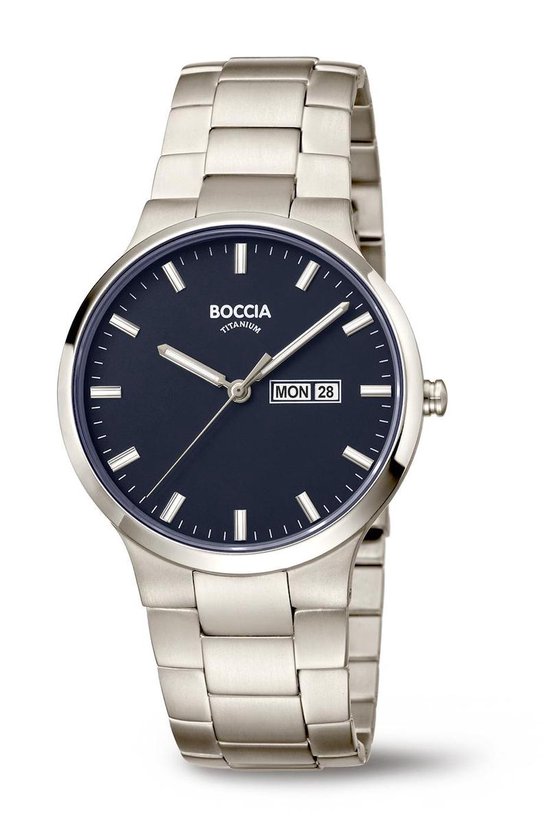 Boccia Titanium 3649.02 Heren Horloge 39 mm