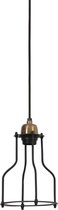 Light & Living Hanglamp MARCIA - mat zwart-Antiek-brons - M