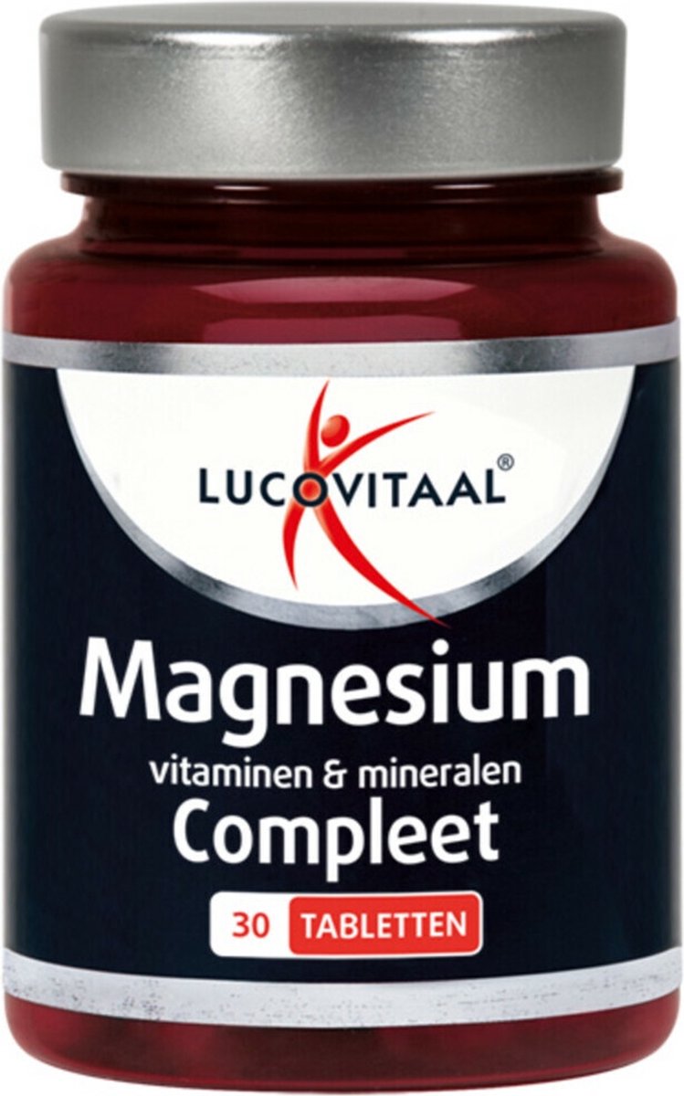 Lucovitaal - Magnesium, Vitamine & Mineralen - 30 tabletten - Voedingssupplement