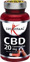 2x Lucovitaal CBD Cannabidiol 20 mg 90 capsules