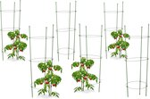 Relaxdays 6x plantensteun tomaten - set klimplantensteun - rankhulp - tomatentoren