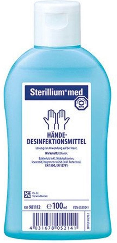 Regeringsverordening Cataract niezen Sterillium Med 100 ml | bol.com