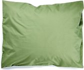 Kepri Kussensloop - Percale Katoen - Basil Green - Duurzaam - 400TC - 60 x 70 cm