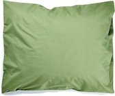 Kepri Kussensloop - Percale Katoen - Basil Green - Duurzaam - 400TC - 65 x 65 cm