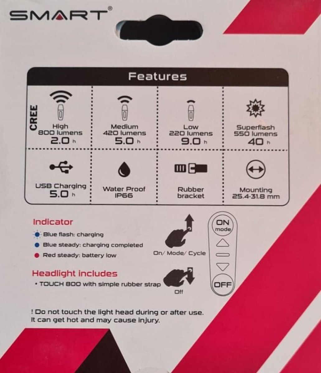 qt cycle tech lighting set