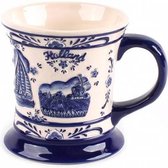 Delfts Blauw Embossed Mok Holland - Souvenir