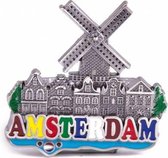 Magneet Huisjes Met Stadsmolen Amsterdam - Souvenir