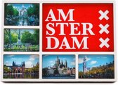 Magneet 2D MDF Compilatie Amsterdam - Souvenir