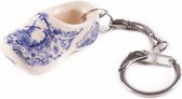 Sleutelhanger Klomp Enkel 4 Cm Delfts Blauw - Souvenir