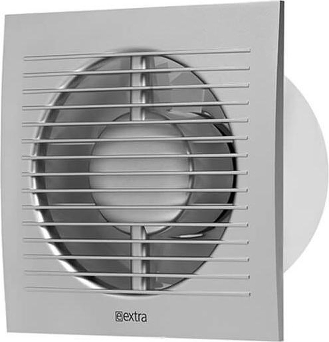 Badkamerventilator 125 mm ZILVER - basis EE125S