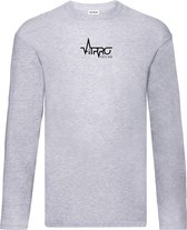 FitProWear T-Shirt Lange Mouwen Heren - Grijs - Maat XXXL - Longsleeve - Shirt met lange mouwen - T-Shirt lange mouw - Trui - Sweater - Casual kleding - Sportkleding