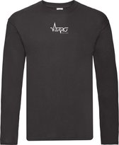 FitProWear T-Shirt Lange Mouwen Heren - Zwart - Maat XXXL - Longsleeve - Shirt met lange mouwen - T-Shirt lange mouw - Trui - Sweater - Casual kleding - Sportkleding