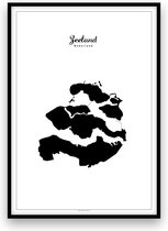 Zeeland provincieposter - Zwart-wit