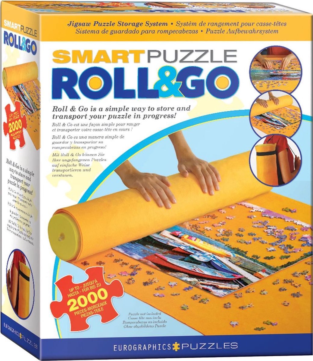 Eurographics puzzel Smart Puzzle Roll & Go Mat | bol.com