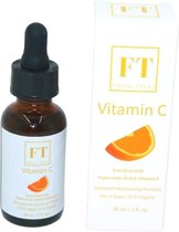 Facial Treat Vitamine C Serum Met Hyaluronzuur en Vitamine E - 100 % Vegan - 30 ml