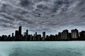 Cloudy skyline 120 x 80  - Dibond