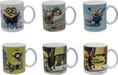 Minions Mokken (6 stuks) - Porselein - 300ml - Verschillende Prints