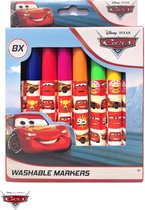 Stiften - Cars - uitwisbare stiften - 8 stuks -  Washable Markers -Disney