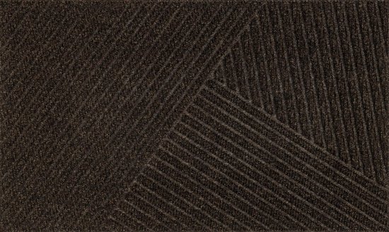 Paillasson Kleen-Tex Dune Stripes - 45 x 75cm - Marron Foncé