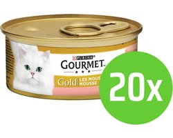 20x Gourmet Gold Mousse Zalm 85 gram