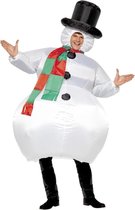 "Opblaasbaar Sneeuwpop voor volwassenen - Verkleedkleding - One size"