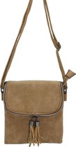 Dames schoudertas - Klein Tasje - Crossbody tas - Cognac / Bruin / Camel