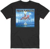 Iron Maiden Heren Tshirt -S- Seventh Son Box Zwart