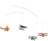 Authentic Models - Flight Mobile - baby mobiel - kinderkamer decoratie - babykamer decoratie - luchtballon decoratie - Geel, Blauw, Groen & Rood