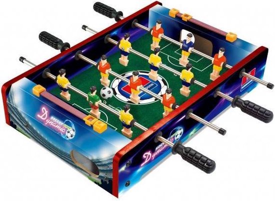 Tafelvoetbal spel blauw 35 x 10 cm speelgoed - Kinderspellen -  Behendigheidsspellen -... | bol.com