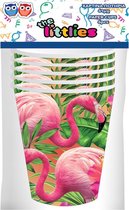 The Littlies Feestbekers Flamingo Junior 25 Cl Papier 6 Stuks