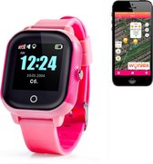 GPS horloge kind junior & Senior tracker Aqua Wifi Sports Roze wit SOS bellen [IP67 waterdicht] incl. SIM-kaart
