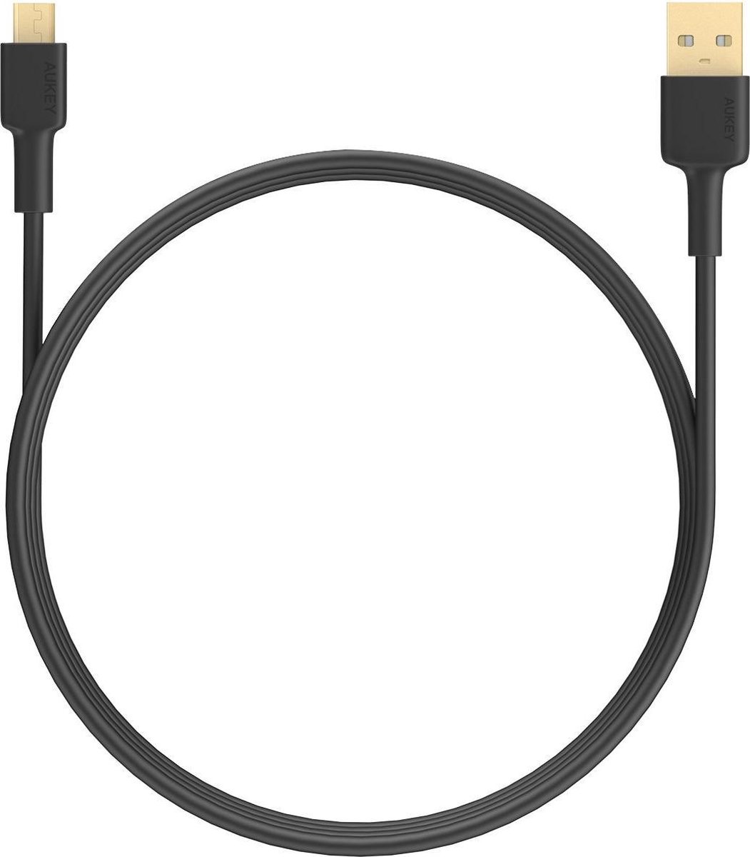 Micro-USB kabel Aukey - Zwart - 1 Meter