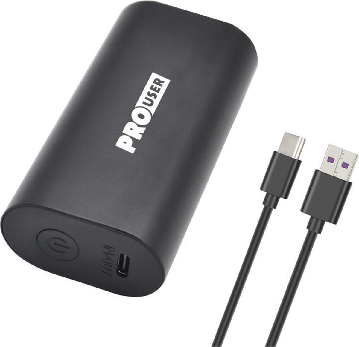 Pro User - Powerbank - 5.000mAh - Quick Charge 3.0 - USB-C PD
