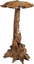 Houten Paddenstoel - teakhout - herfstdecoratie -  112 x 65 cm