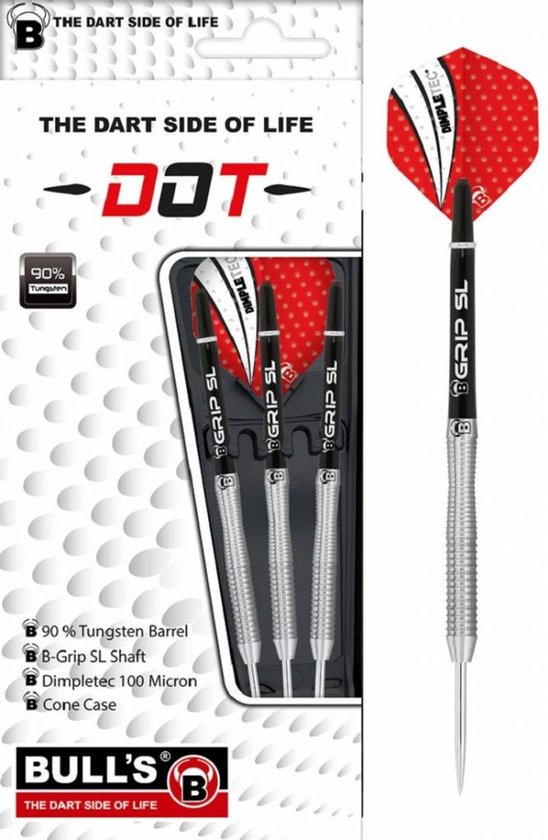 Bull´s Dartpijlen Dot D2 Steeltip 90% Gewicht 22 Gram van Bull's — afbeelding 4
