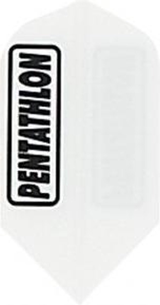 Pentathlon Slim Solid White - Dart Flights