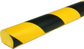 PRS stootrand vlakprofiel model 3 – geel-zwart – 1 meter – Geel & Zwart
