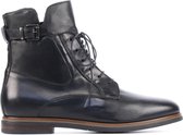 Mace Vrouwen Leren     Veterboots / Laarzen / Damesschoenen M1007 - Zwart - Maat 38
