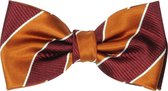We Love Ties - Strik Fifth Avenue - cognac / bordeaux / wit
